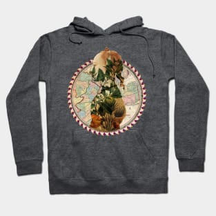 New York City Floral Map Hoodie